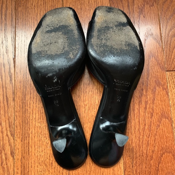 prada open toe heels